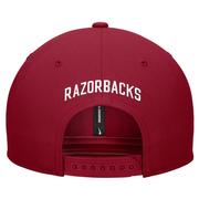 Arkansas Nike Pro Flatbill Snapback Cap